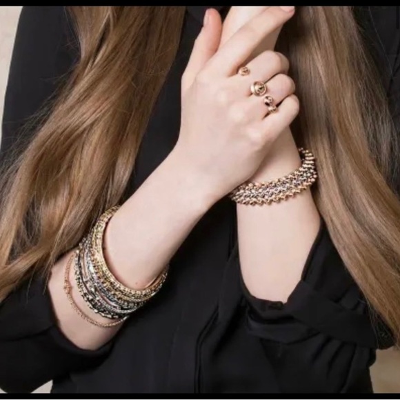 KENDRA SCOTT Silver Rory Spiked Cuff Bracelet - Picture 3 of 7